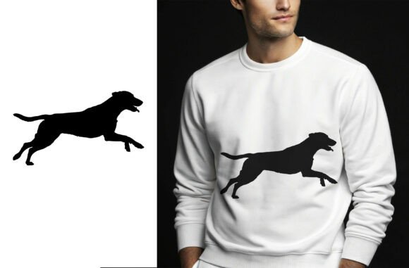 Download Dog Silhouette Running Action Pose - Action pose Collection