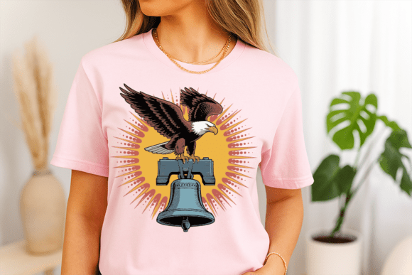 Download Bald Eagle on Liberty Bell Emblem - Premium Resources