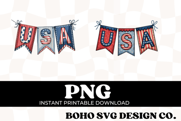Download Usa Pennant Banner 4th of July Png - Premium Resources