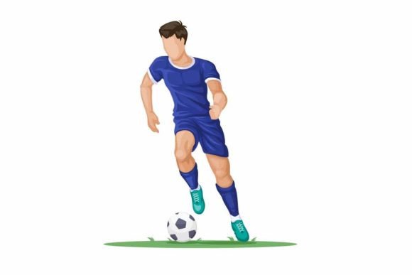 Download Soccer Player Dribbling Action Pose - Action pose Collection